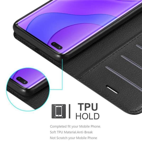 Huawei NOVA 7 PRO 5G Suojakotelo Lompakkokotelo Matkapuhelinkotelo Suojakuori jossa magneettisuljenta, jalusta-toiminto ja korttitasku