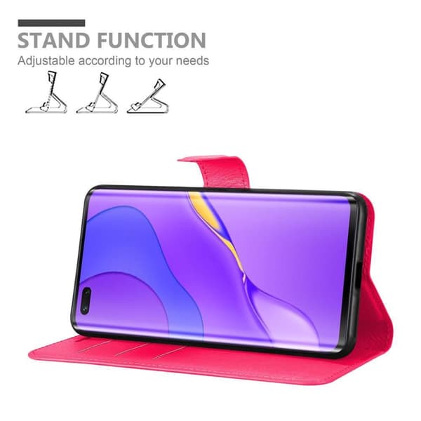 Huawei NOVA 7 PRO 5G Suojakotelo Lompakkokotelo Matkapuhelinkotelo Suojakuori jossa magneettisuljenta, jalusta-toiminto ja korttitasku