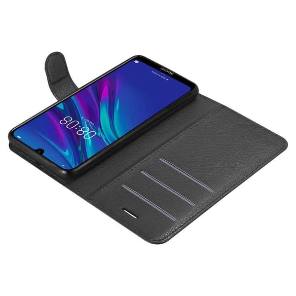 Deksel til Huawei Y6 2019 Lommebokdeksel med magnetisk lukking, stativfunksjon og kortlomme