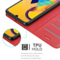 Miniatyrbilde 9 av 11: Deksel til Samsung Galaxy M21 / M30s Lommebokdeksel med magnetisk lukking, stativfunksjon og kortlomme