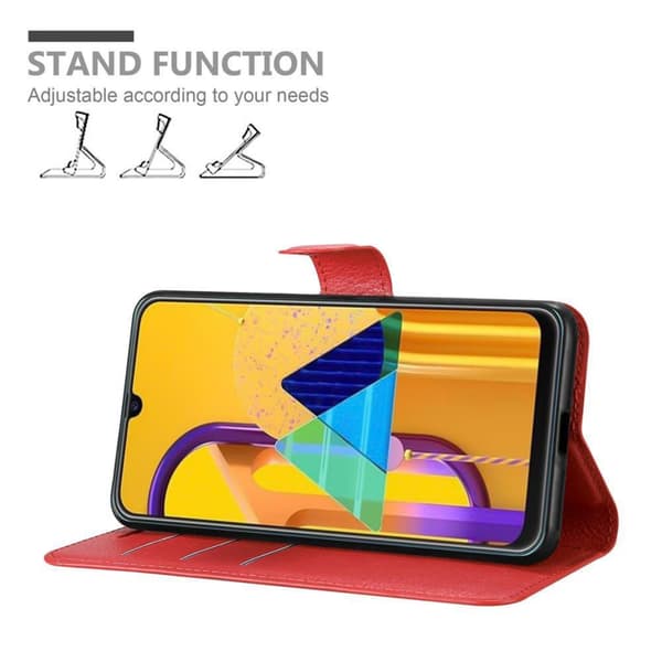 Samsung Galaxy M21 / M30s Plånboksfodral Fodral Skal Case med magnetisk stängning, ståfunktion och kortplats