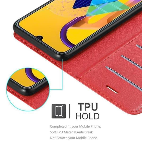 Samsung Galaxy M21 / M30s Plånboksfodral Fodral Skal Case med magnetisk stängning, ståfunktion och kortplats
