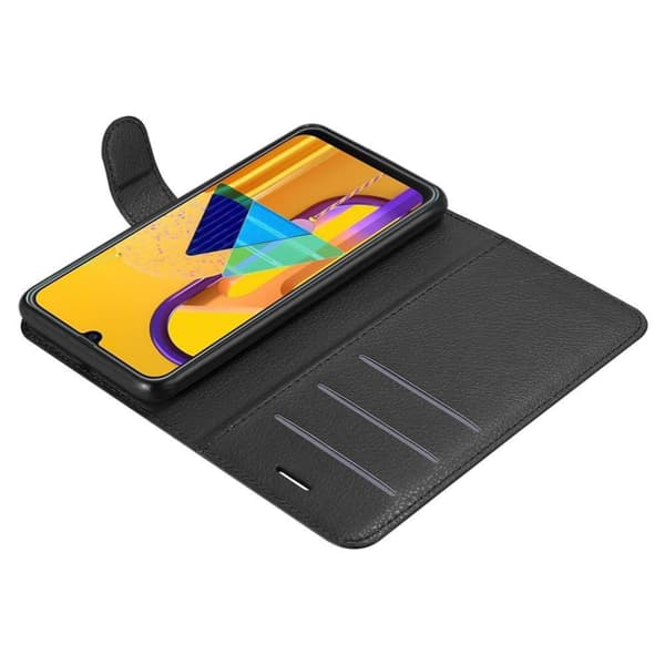 Samsung Galaxy M21 / M30s Suojakotelo Lompakkokotelo Matkapuhelinkotelo Suojakuori jossa magneettisuljenta, jalusta-toiminto ja korttitasku