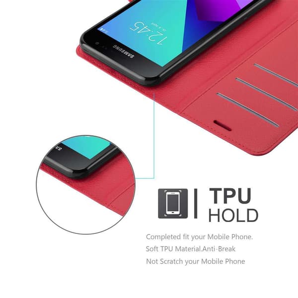 Samsung Galaxy XCover 4 / XCover 4s Plånboksfodral Fodral Skal Case med magnetisk stängning, ståfunktion och kortplats