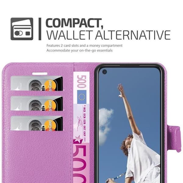 Oppo A52 Plånboksfodral Fodral Skal Case med magnetisk stängning, ståfunktion och kortplats