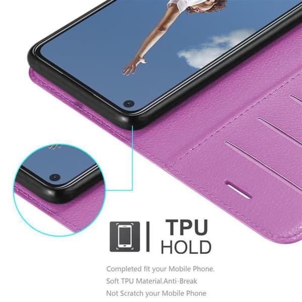 Oppo A52 Plånboksfodral Fodral Skal Case med magnetisk stängning, ståfunktion och kortplats