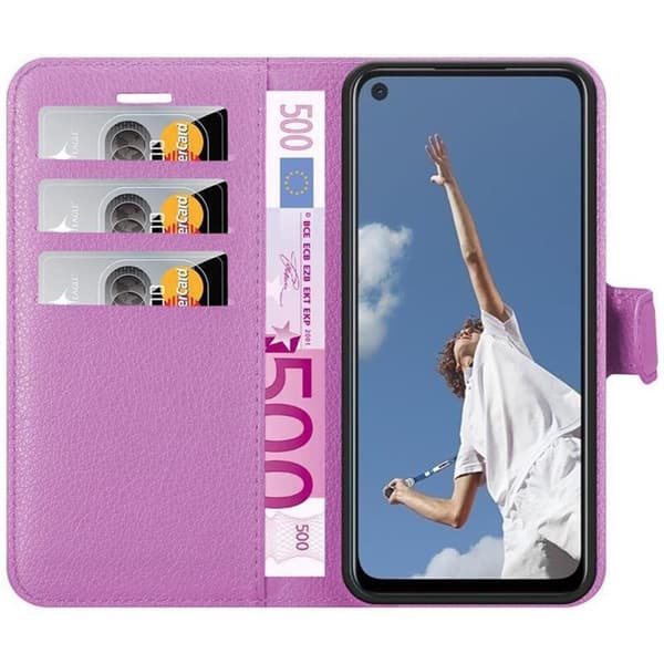 Oppo A52 Plånboksfodral Fodral Skal Case med magnetisk stängning, ståfunktion och kortplats