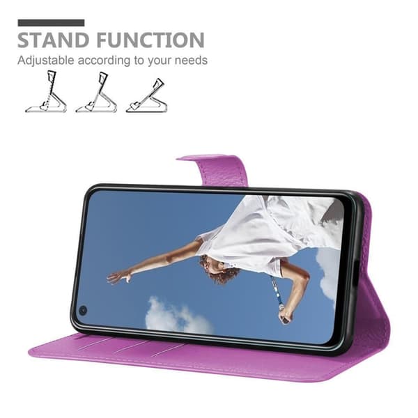 Oppo A52 Plånboksfodral Fodral Skal Case med magnetisk stängning, ståfunktion och kortplats