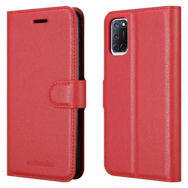 Oppo A52 Plånboksfodral Fodral Skal Case med magnetisk stängning, ståfunktion och kortplats