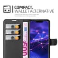 Pikkukuva 6 / 6: Huawei MATE 20 LITE Suojakotelo Lompakkokotelo Matkapuhelinkotelo Suojakuori jossa magneettisuljenta, jalusta-toiminto ja korttitasku