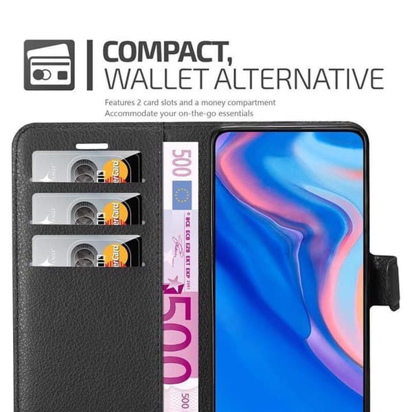 Deksel til Huawei P SMART Z / Y9 PRIME 2019 / Enjoy 10 PLUS Lommebokdeksel med magnetisk lukking, stativfunksjon og kortlomme
