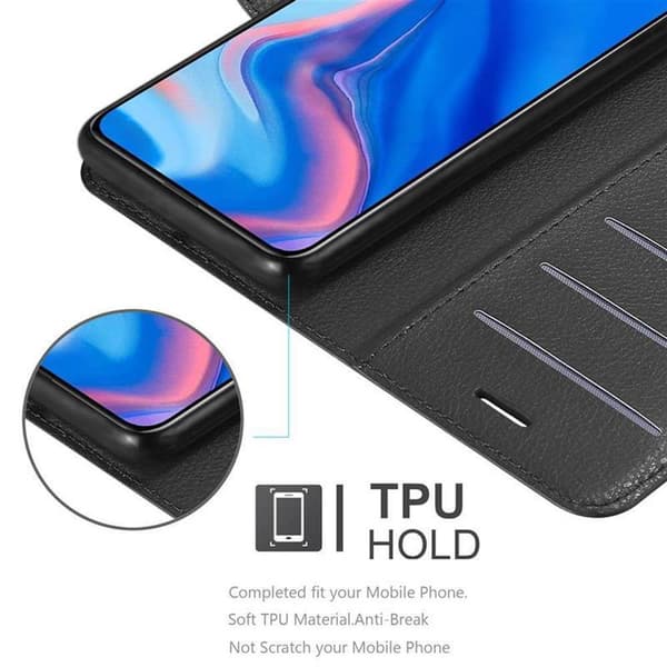 Deksel til Huawei P SMART Z / Y9 PRIME 2019 / Enjoy 10 PLUS Lommebokdeksel med magnetisk lukking, stativfunksjon og kortlomme