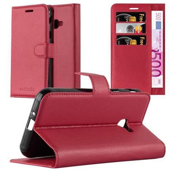 Deksel til Samsung Galaxy XCover 4 / XCover 4s Lommebokdeksel med magnetisk lukking, stativfunksjon og kortlomme