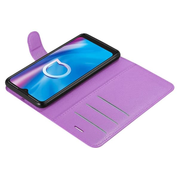 Alcatel 1S 2020 Plånboksfodral Fodral Skal Case med magnetisk stängning, ståfunktion och kortplats