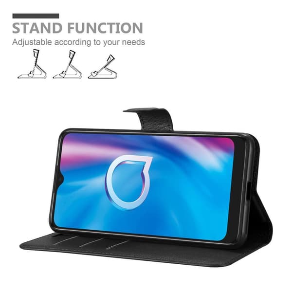 Alcatel 1S 2020 Plånboksfodral Fodral Skal Case med magnetisk stängning, ståfunktion och kortplats