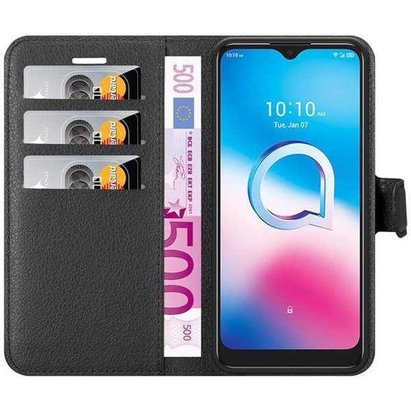 Alcatel 1S 2020 Plånboksfodral Fodral Skal Case med magnetisk stängning, ståfunktion och kortplats