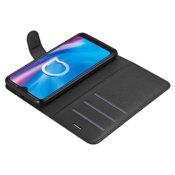 Alcatel 1S 2020 Plånboksfodral Fodral Skal Case med magnetisk stängning, ståfunktion och kortplats