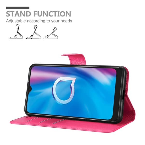 Alcatel 1S 2020 Plånboksfodral Fodral Skal Case med magnetisk stängning, ståfunktion och kortplats