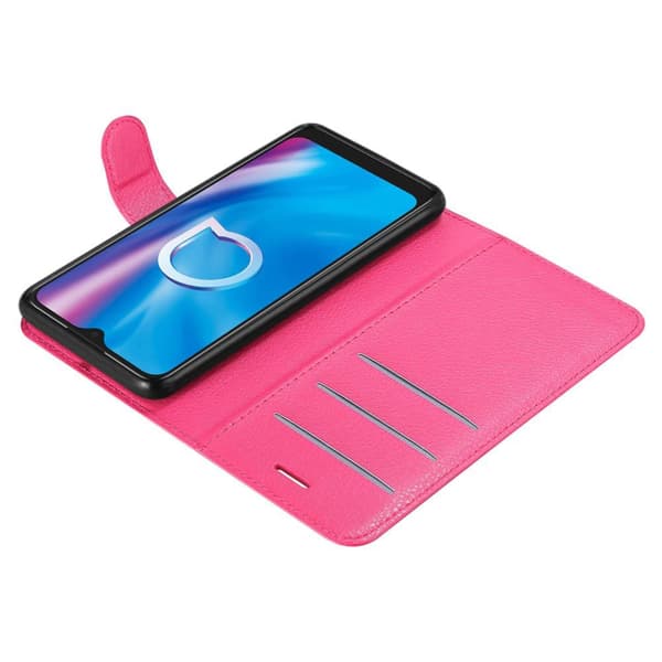 Alcatel 1S 2020 Plånboksfodral Fodral Skal Case med magnetisk stängning, ståfunktion och kortplats