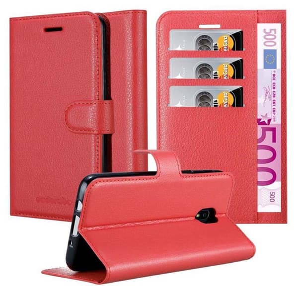 Samsung Galaxy J7 2018 Plånboksfodral Fodral Skal Case med magnetisk stängning, ståfunktion och kortplats