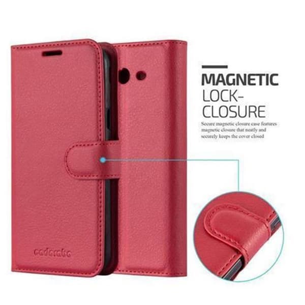 Deksel til Samsung Galaxy J7 2017 US Version Lommebokdeksel med magnetisk lukking, stativfunksjon og kortlomme