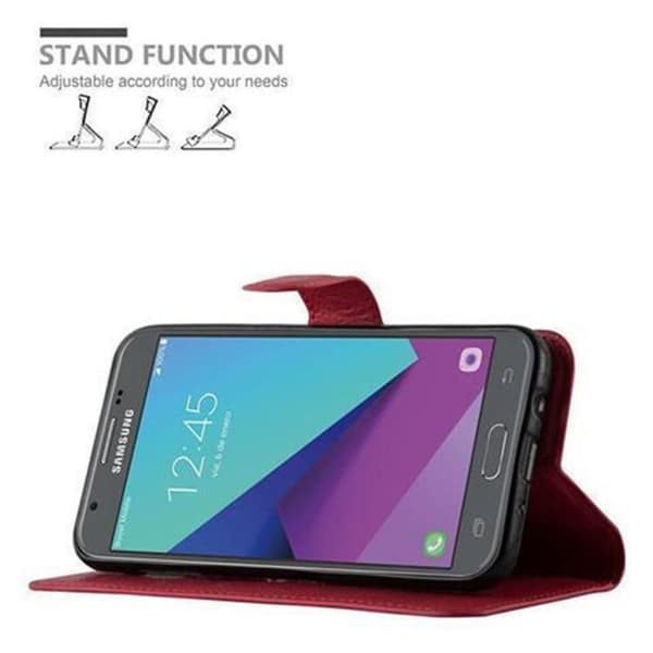 Deksel til Samsung Galaxy J7 2017 US Version Lommebokdeksel med magnetisk lukking, stativfunksjon og kortlomme