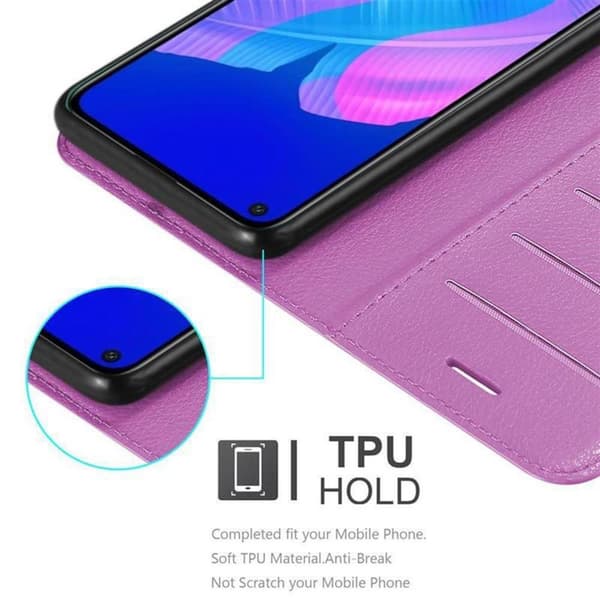 Huawei P40 LITE E Suojakotelo Lompakkokotelo Matkapuhelinkotelo Suojakuori jossa magneettisuljenta, jalusta-toiminto ja korttitasku