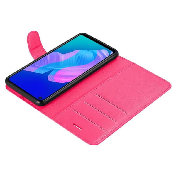 Huawei P40 LITE E Suojakotelo Lompakkokotelo Matkapuhelinkotelo Suojakuori jossa magneettisuljenta, jalusta-toiminto ja korttitasku