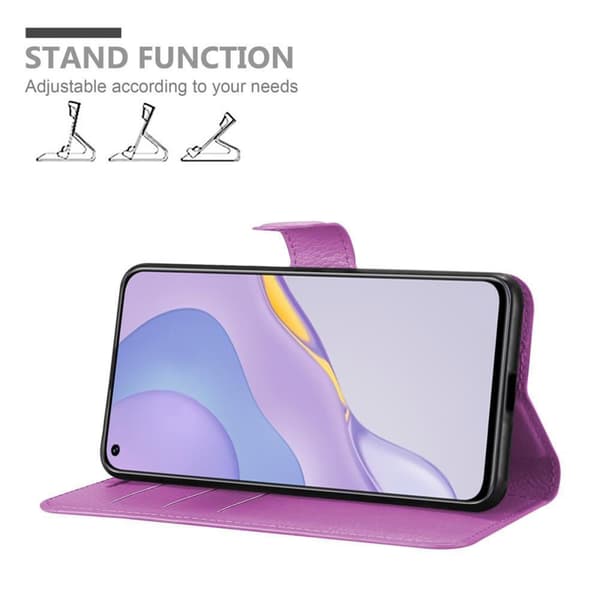 Huawei NOVA 7 5G Plånboksfodral Fodral Skal Case med magnetisk stängning, ståfunktion och kortplats