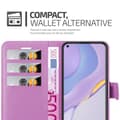 Miniatyrbild 4 av 8: Huawei NOVA 7 5G Plånboksfodral Fodral Skal Case med magnetisk stängning, ståfunktion och kortplats