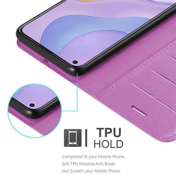 Huawei NOVA 7 5G Suojakotelo Lompakkokotelo Matkapuhelinkotelo Suojakuori jossa magneettisuljenta, jalusta-toiminto ja korttitasku