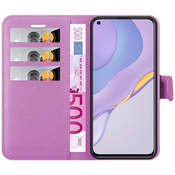 Huawei NOVA 7 5G Suojakotelo Lompakkokotelo Matkapuhelinkotelo Suojakuori jossa magneettisuljenta, jalusta-toiminto ja korttitasku