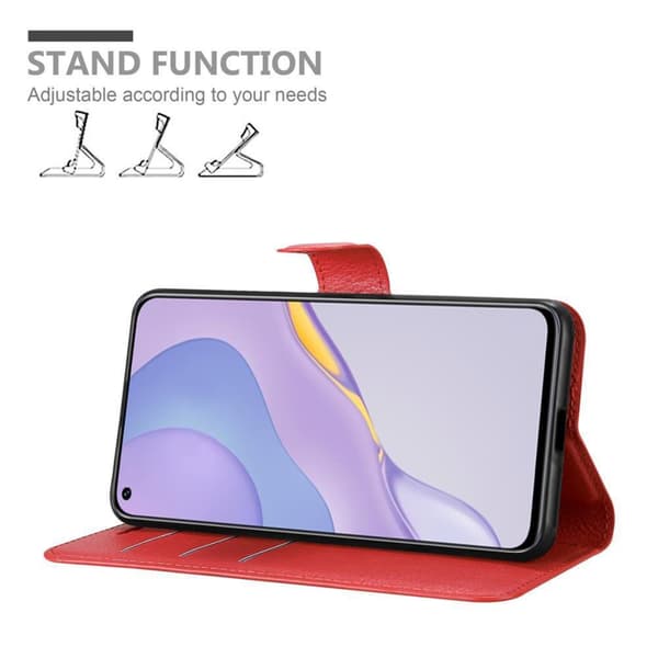 Huawei NOVA 7 5G Plånboksfodral Fodral Skal Case med magnetisk stängning, ståfunktion och kortplats