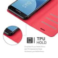 Miniatyrbilde 5 av 6: Deksel til Samsung Galaxy J7 2017 Lommebokdeksel med magnetisk lukking, stativfunksjon og kortlomme