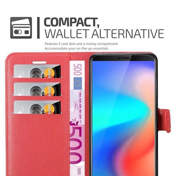 Cubot J3 PRO Plånboksfodral Fodral Skal Case med magnetisk stängning, ståfunktion och kortplats