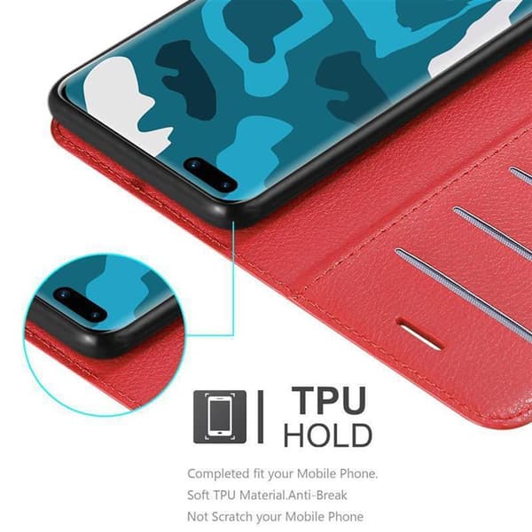 Huawei P40 Suojakotelo Lompakkokotelo Matkapuhelinkotelo Suojakuori jossa magneettisuljenta, jalusta-toiminto ja korttitasku