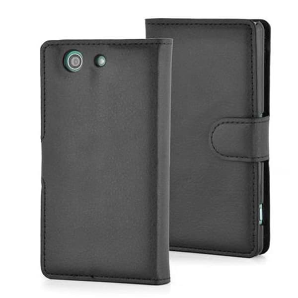 Sony Xperia Z3 COMPACT Plånboksfodral Fodral Skal Case med magnetisk stängning, ståfunktion och kortplats