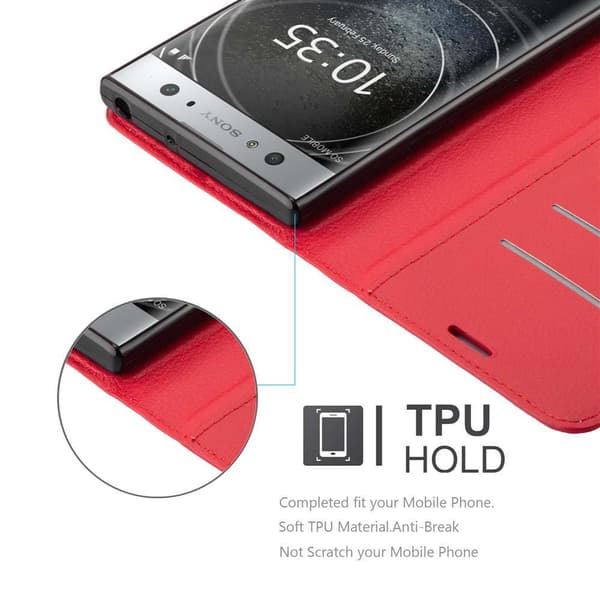 Sony Xperia XA2 ULTRA Plånboksfodral Fodral Skal Case med magnetisk stängning, ståfunktion och kortplats