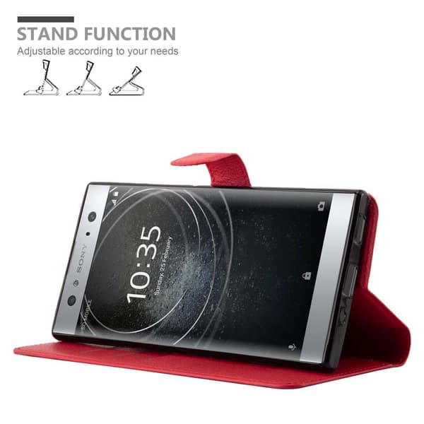 Sony Xperia XA2 ULTRA Plånboksfodral Fodral Skal Case med magnetisk stängning, ståfunktion och kortplats