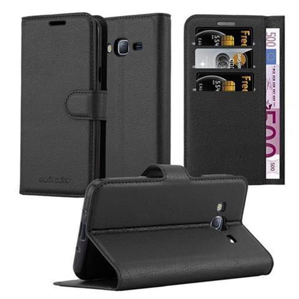 Samsung Galaxy J3 2016 Plånboksfodral Fodral Skal Case med magnetisk stängning, ståfunktion och kortplats