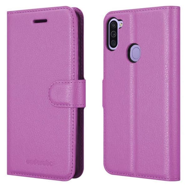 Deksel til Samsung Galaxy A11 / M11 Lommebokdeksel med magnetisk lukking, stativfunksjon og kortlomme