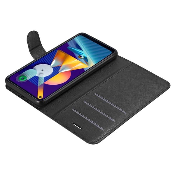 Deksel til Samsung Galaxy A11 / M11 Lommebokdeksel med magnetisk lukking, stativfunksjon og kortlomme