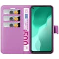 Miniatyrbilde 11 av 11: Deksel til Huawei NOVA 7 SE Lommebokdeksel med magnetisk lukking, stativfunksjon og kortlomme