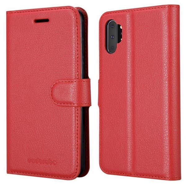 Samsung Galaxy NOTE 10 PLUS Suojakotelo Lompakkokotelo Matkapuhelinkotelo Suojakuori jossa magneettisuljenta, jalusta-toiminto ja korttitasku