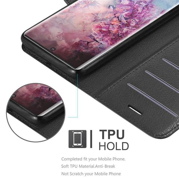 Samsung Galaxy NOTE 10 PLUS Suojakotelo Lompakkokotelo Matkapuhelinkotelo Suojakuori jossa magneettisuljenta, jalusta-toiminto ja korttitasku