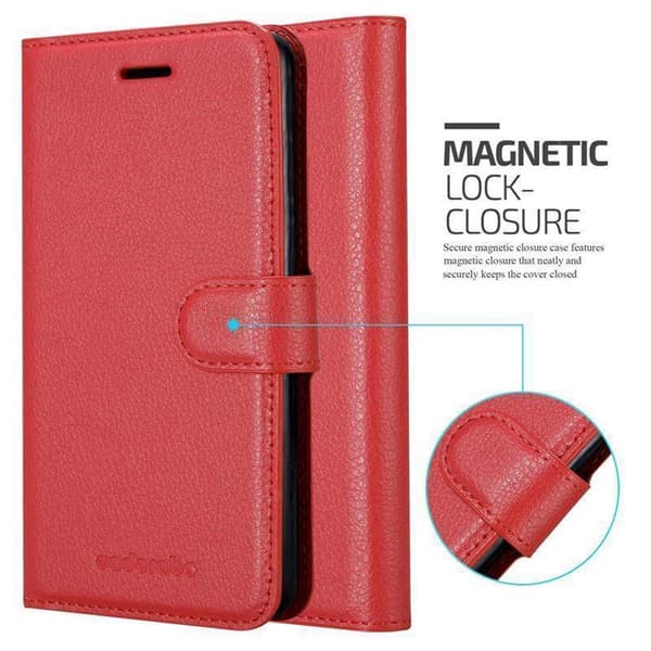 Motorola MOTO G8 PLUS Suojakotelo Lompakkokotelo Matkapuhelinkotelo Suojakuori jossa magneettisuljenta, jalusta-toiminto ja korttitasku