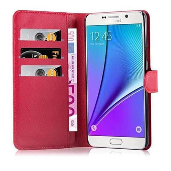 Samsung Galaxy NOTE 5 Plånboksfodral Fodral Skal Case med magnetisk stängning, ståfunktion och kortplats