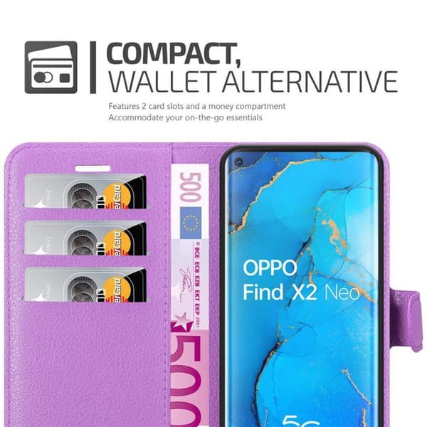 Oppo FIND X2 NEO Pungetui Cover Case ()