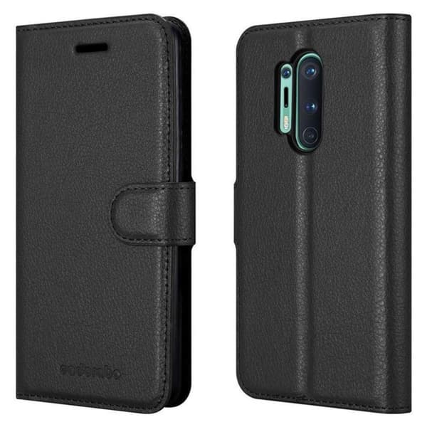Deksel til OnePlus 8 PRO Lommebokdeksel med magnetisk lukking, stativfunksjon og kortlomme