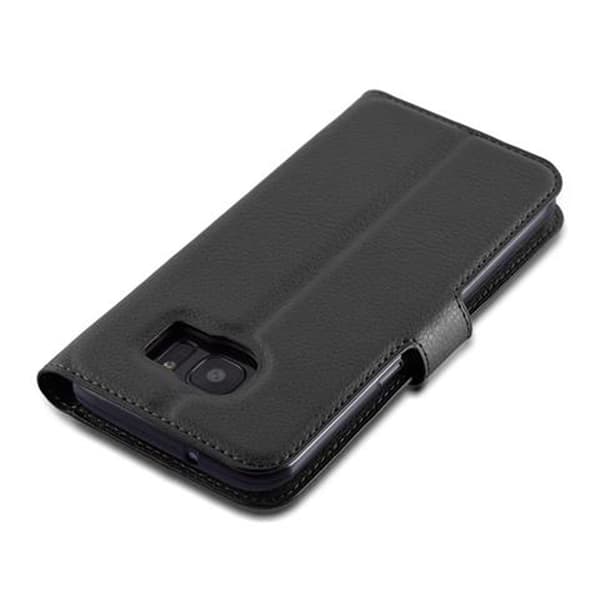 Samsung Galaxy S7 EDGE Suojakotelo Lompakkokotelo Matkapuhelinkotelo Suojakuori jossa magneettisuljenta, jalusta-toiminto ja korttitasku
